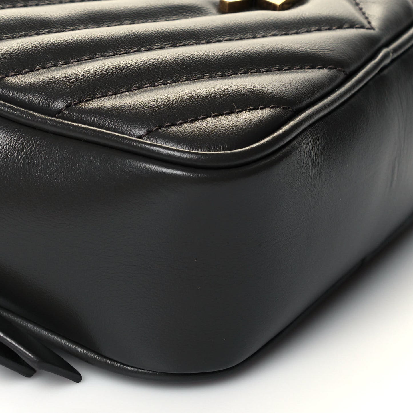 Calfskin Matelasse Monogram Lou Belt Bag Smog