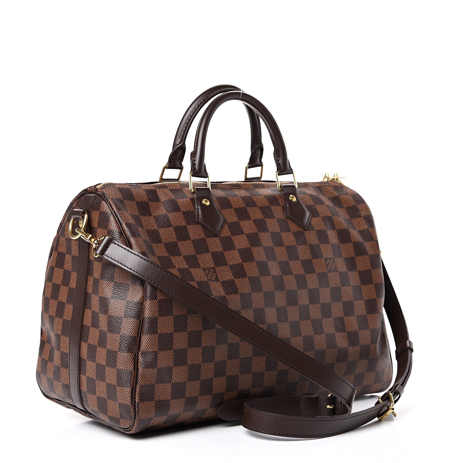 Louis Vuitton Damier Ebene Speedy Bandouliere 35 2 of 13