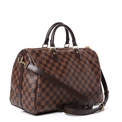 Louis Vuitton Damier Ebene Speedy Bandouliere 35 2 of 13