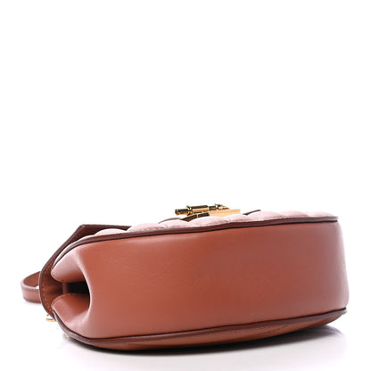Chloe Calfskin Quilted Mini Drew Bijou Shoulder Bag Chestnut Brown 4 of 8
