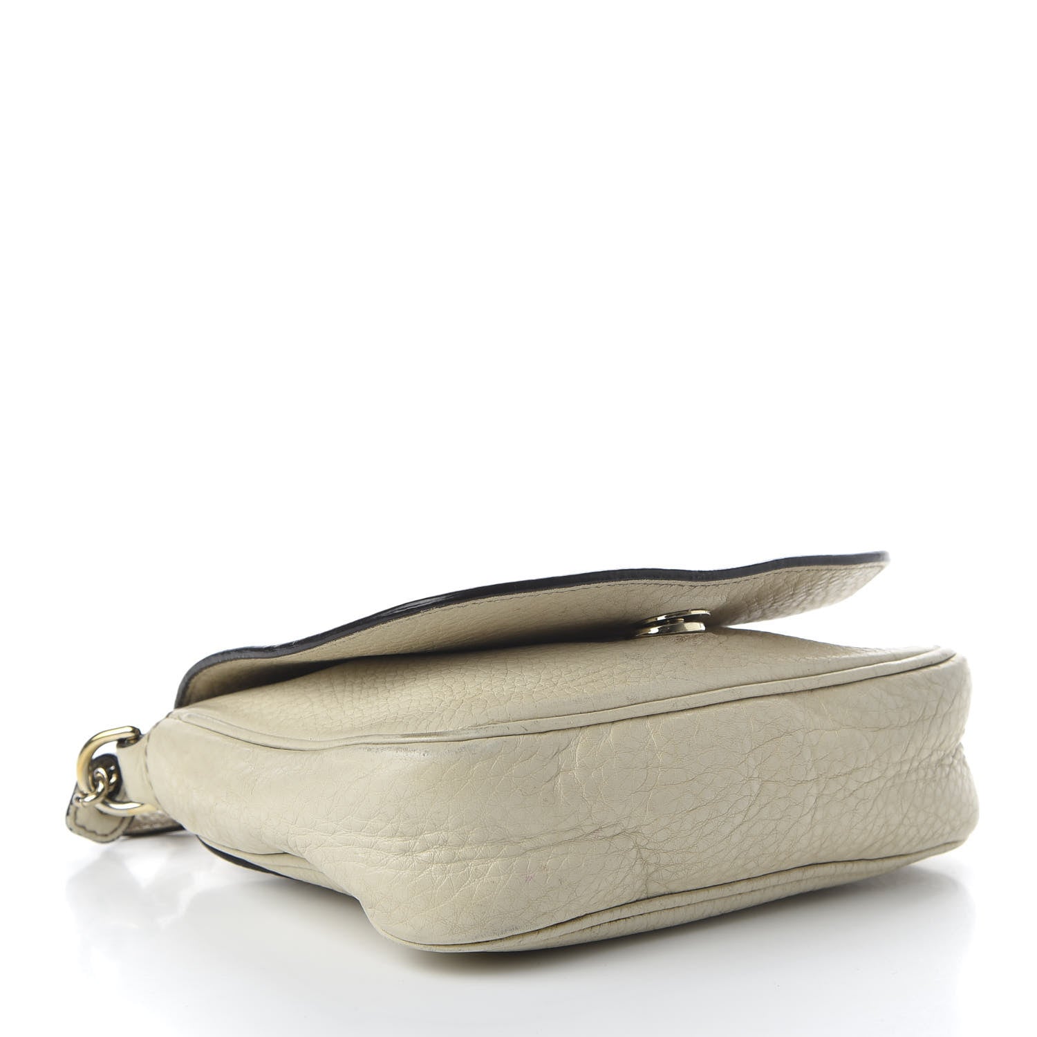 Gucci Pebbled Calfskin Small Soho Flap Crossbody Off White 4 of 11