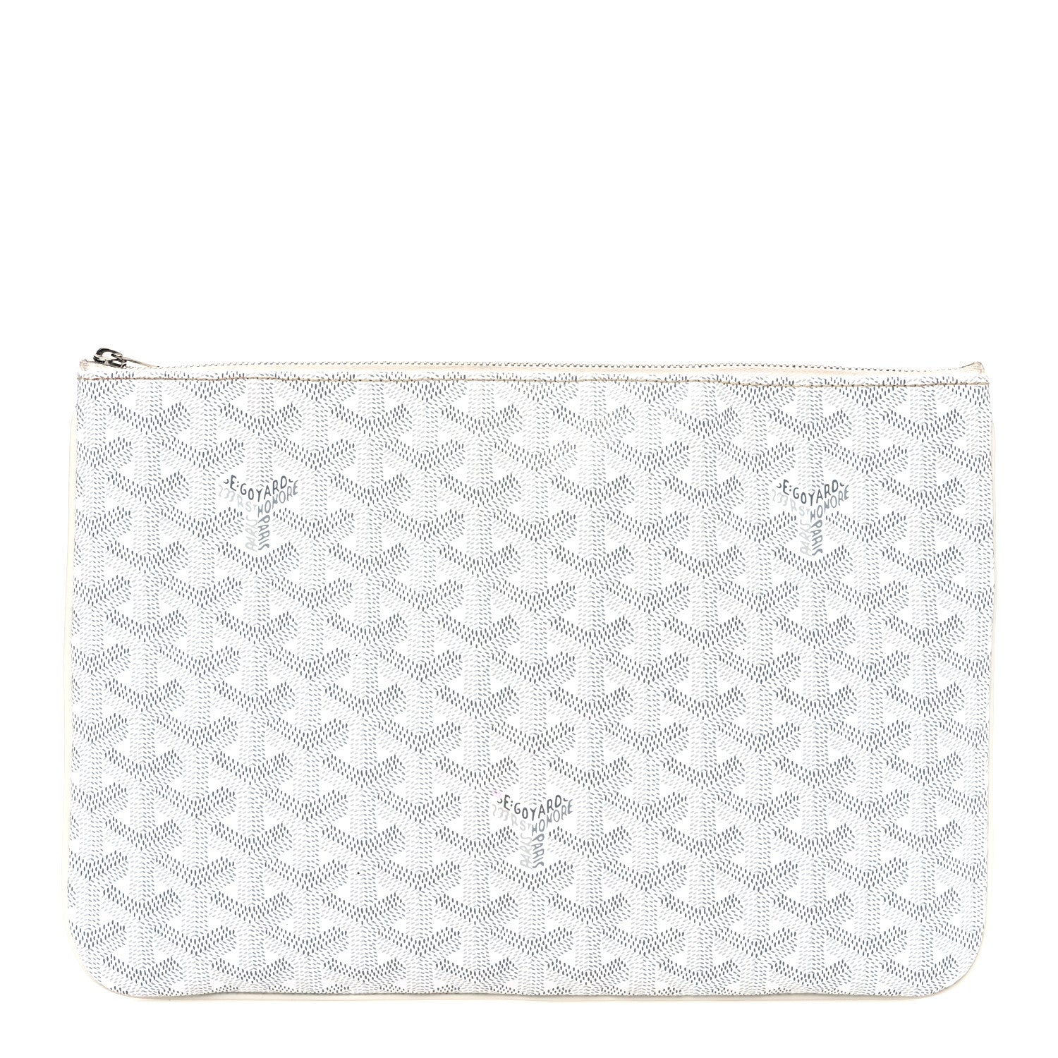 Goyard Goyardine Senat Pochette MM White 1 of 7