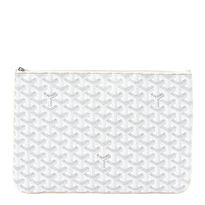 Goyard Goyardine Senat Pochette MM White 1 of 7