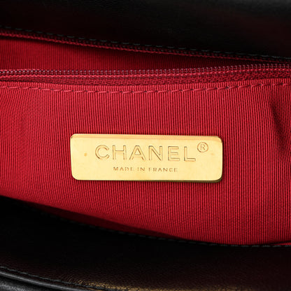 Chanel Lambskin Quilted Large Chanel 19 Flap Black 6 of 11