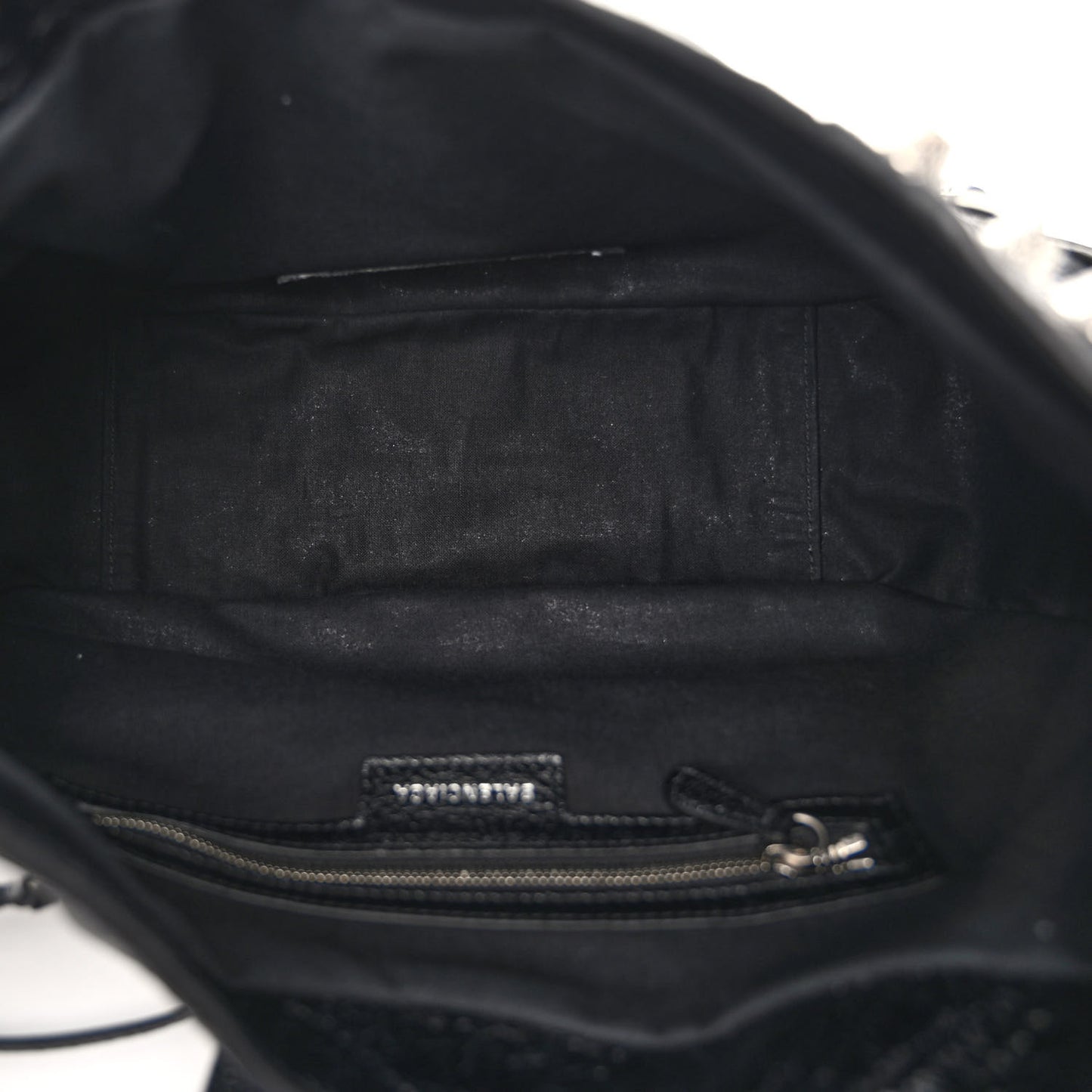 Agneau Arena Medium Le Cagole Shoulder Bag Black