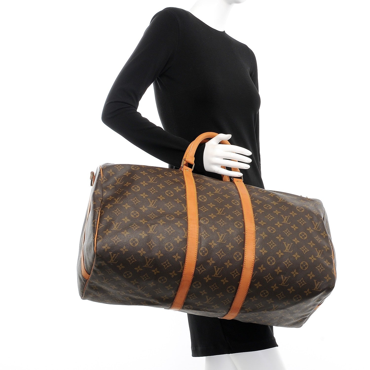 Louis Vuitton Monogram Keepall Bandouliere 55 3 of 8