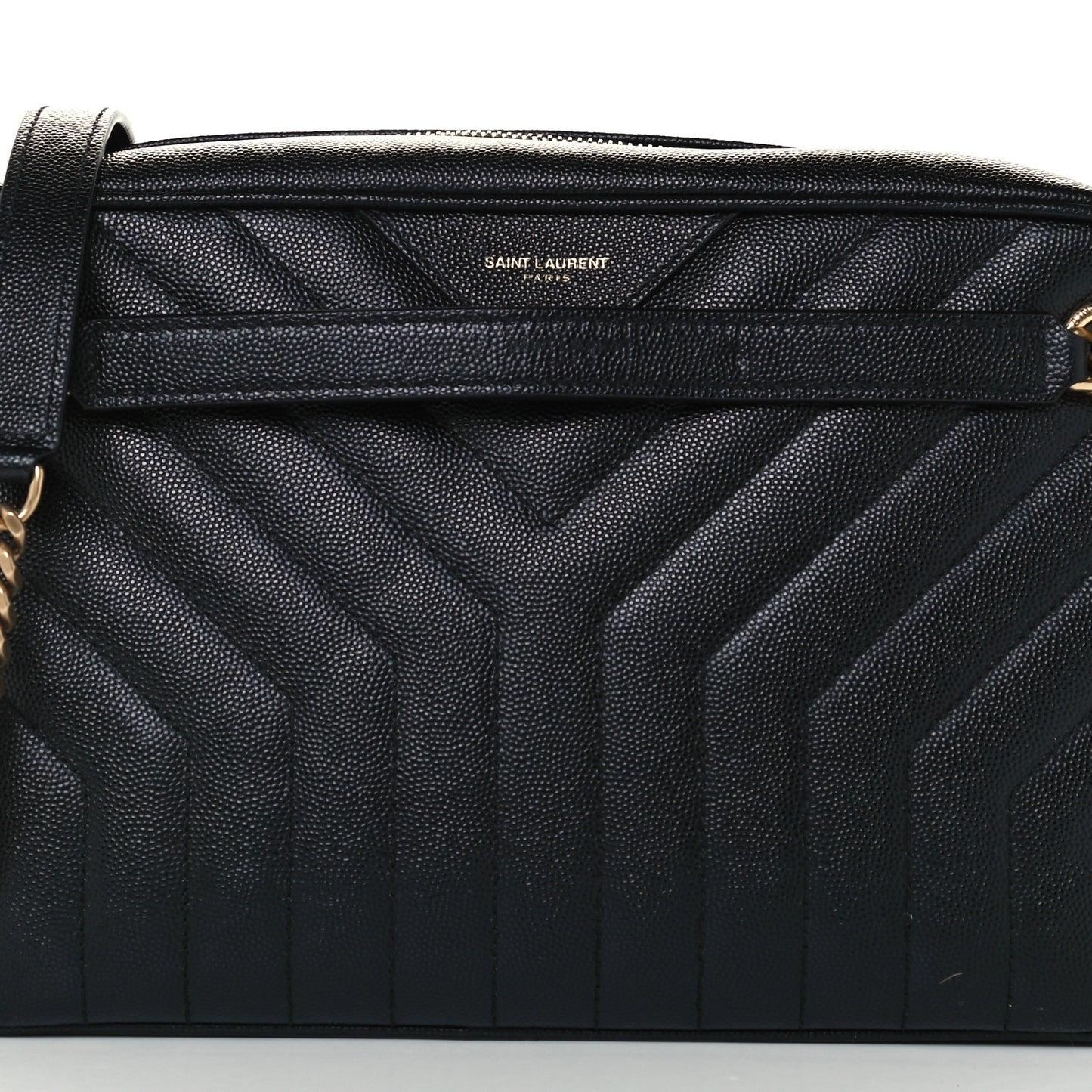 Calfskin Matelasse Joan Camera Bag Black