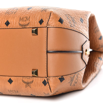 MCM Visetos Large Hobo Cognac 9 of 10