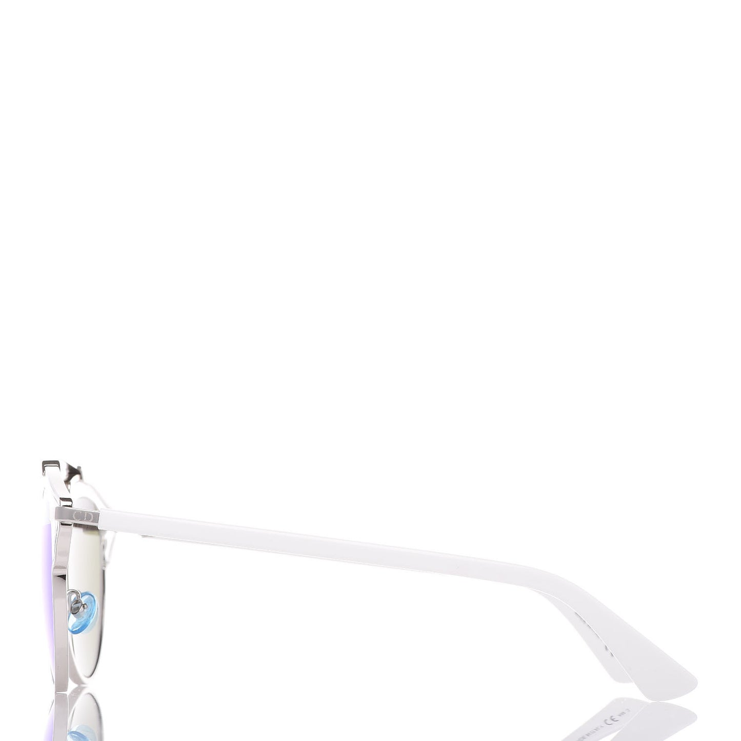 Mirrored So Real Sunglasses White
