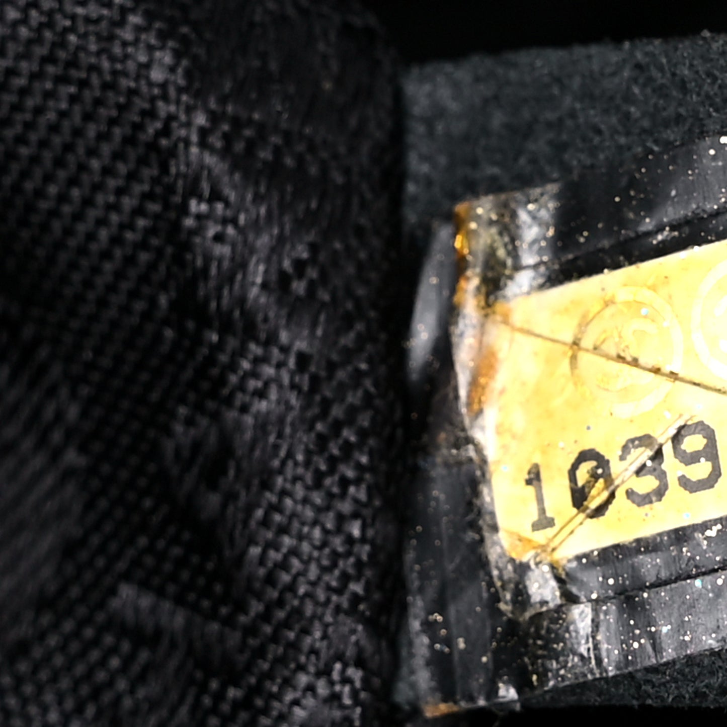 Lambskin Mini Lady Graphic Flap Black