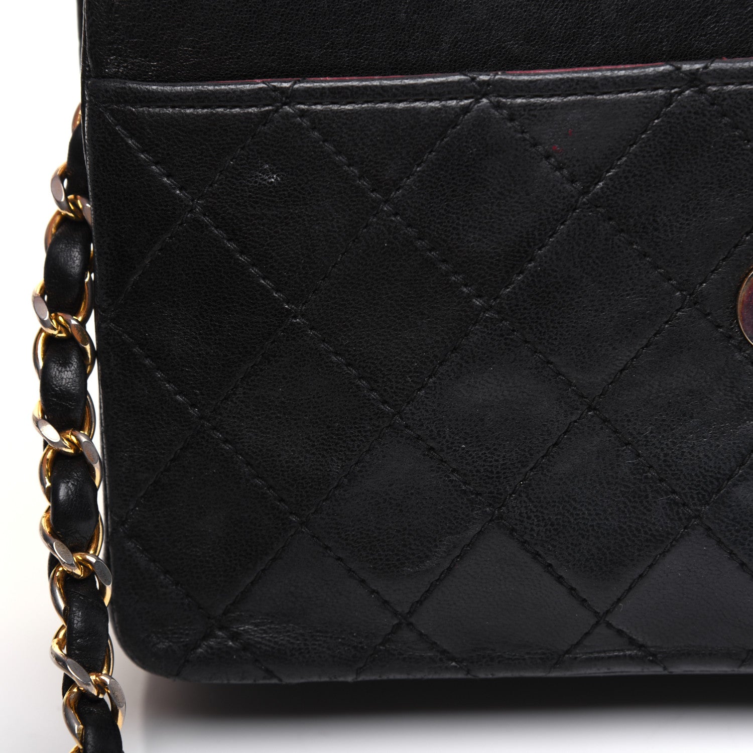 Chanel Lambskin Quilted Small Single Flap Black 29 of 40