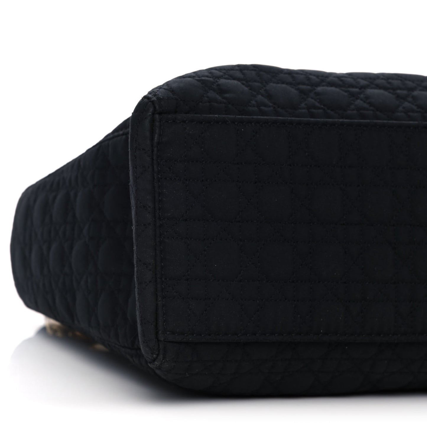 Nylon Cannage Large Lady Dior Black