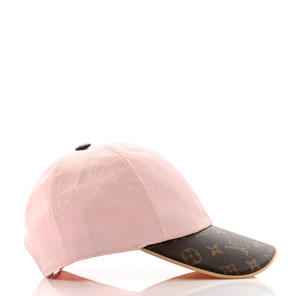 Louis Vuitton Polyester Silk Monogram LV Get Ready Cap M Pink 5 of 11