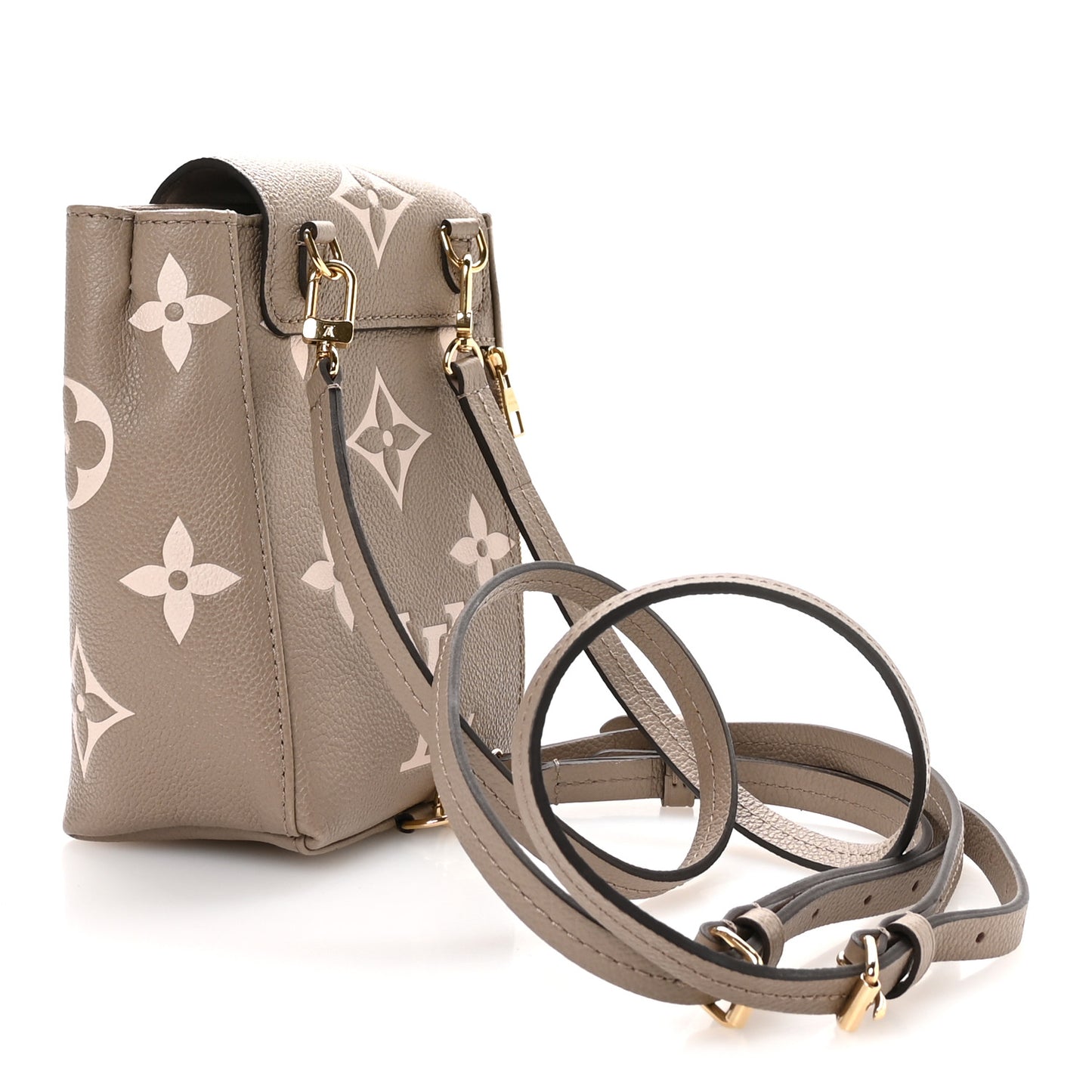 Empreinte Monogram Giant Tiny Backpack Tourterelle Cream