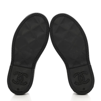 Chanel Caoutchouk CC Short Boots 39 Black 5 of 13