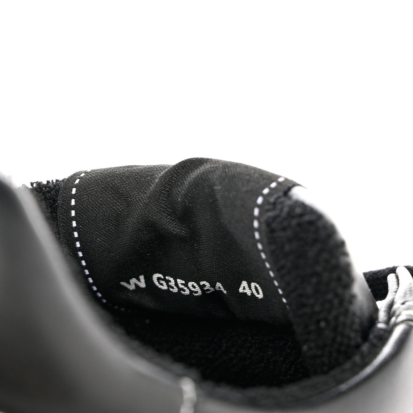 Calfskin Womens Logo Sneakers 40 Black White