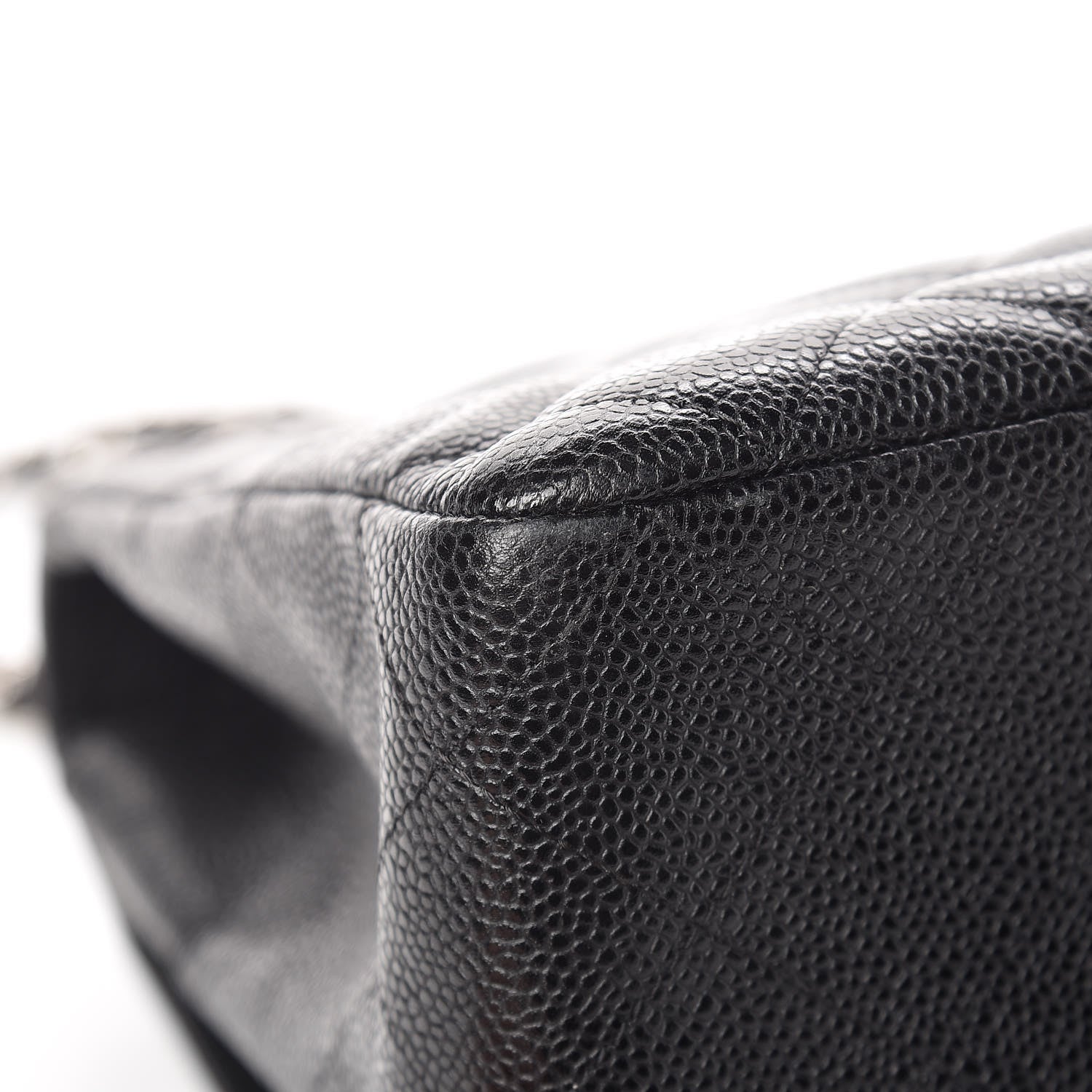 Chanel Caviar Quilted Jumbo Single Flap Black 10 of 11
