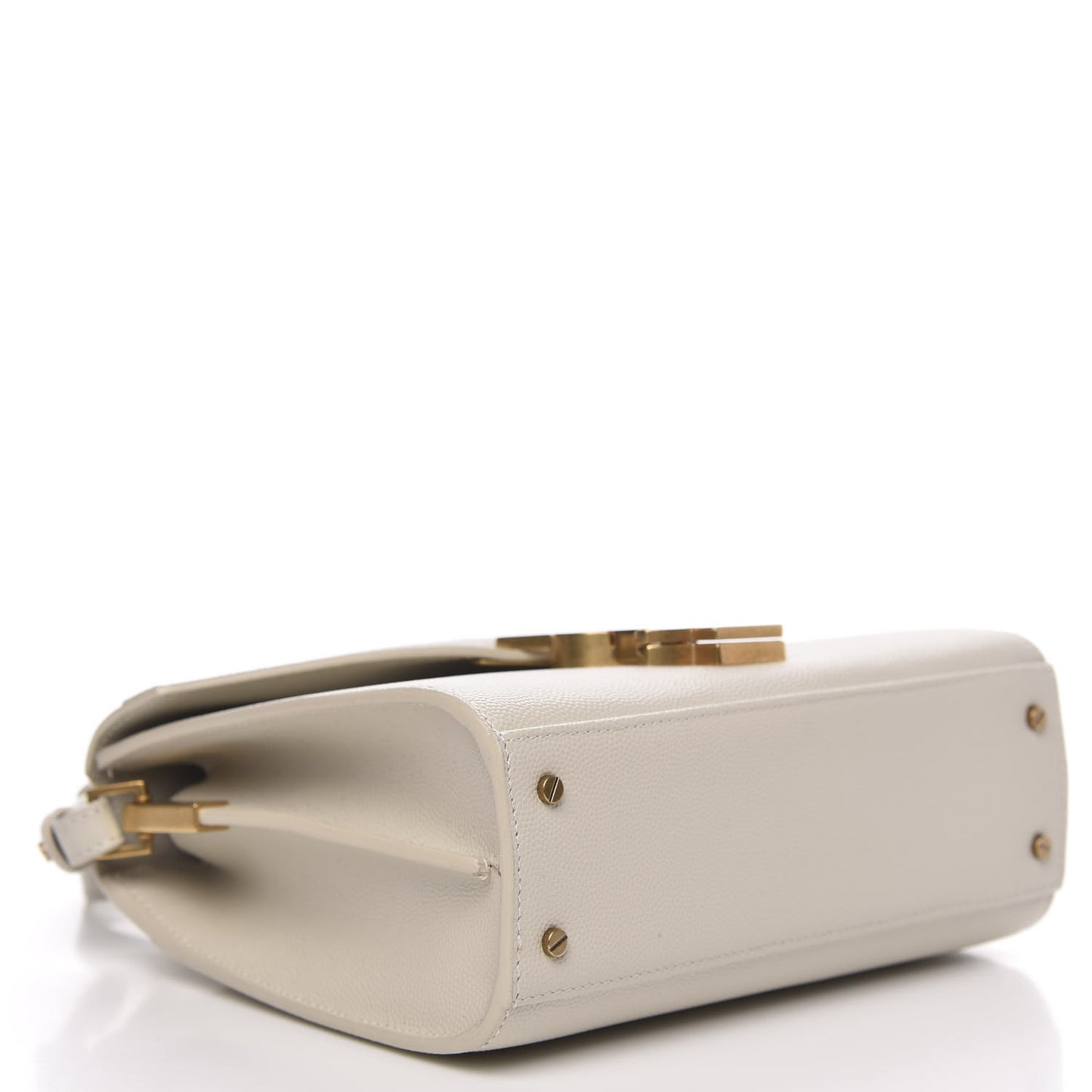 Grain de Poudre Mini Classic Monogram Cassandra Top Handle Crema Soft Rouge Legion