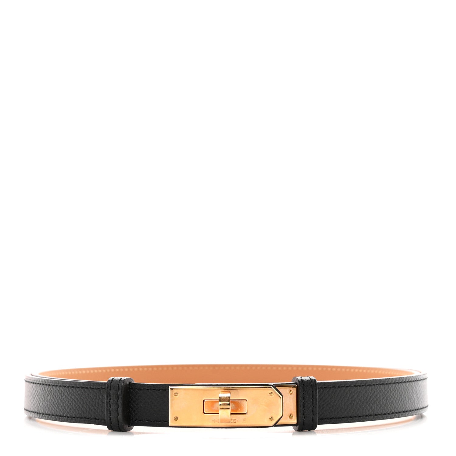 Hermes Epsom Kelly Belt Black 1 of 4