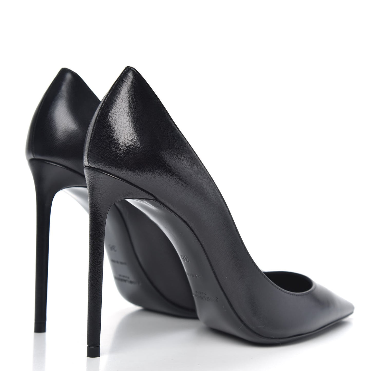 Calfskin Zoe 105 Pump 36 Black