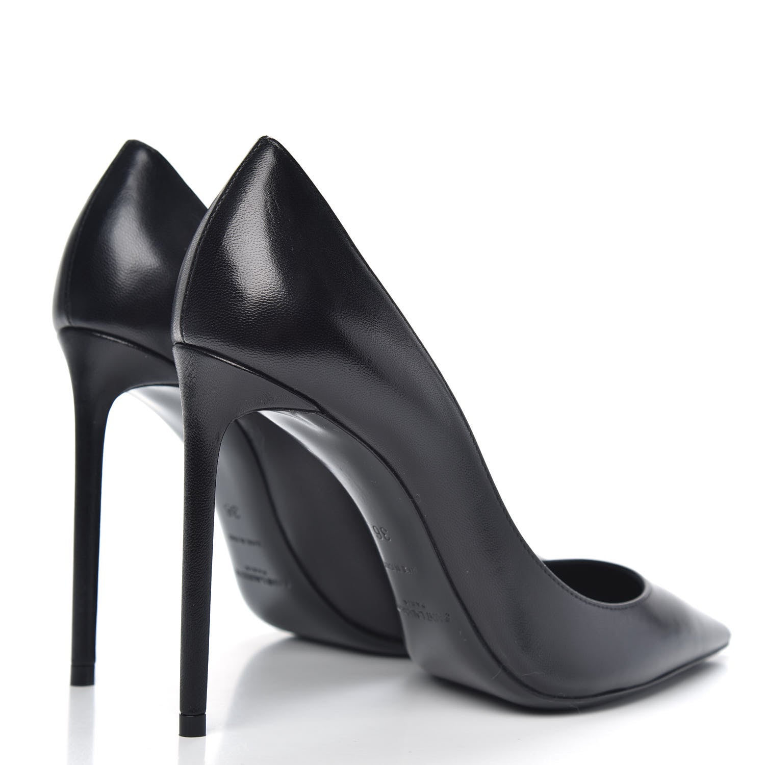 Saint Laurent Calfskin Zoe 105 Pump 36 Black 4 of 9