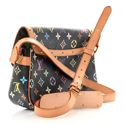 Louis Vuitton Monogram Multicolor Sologne Black 3 of 16