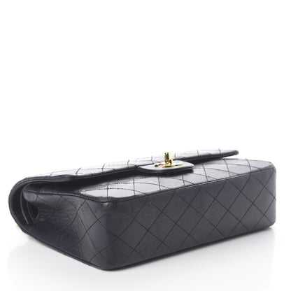 Chanel Lambskin Quilted Medium Double Flap Black 3 of 9