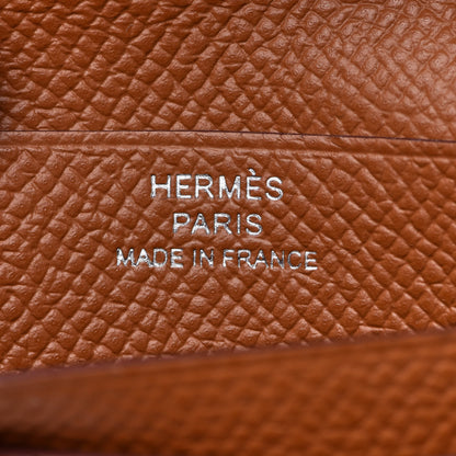 Hermes Epsom Bearn Compact Wallet Gold 6 of 9