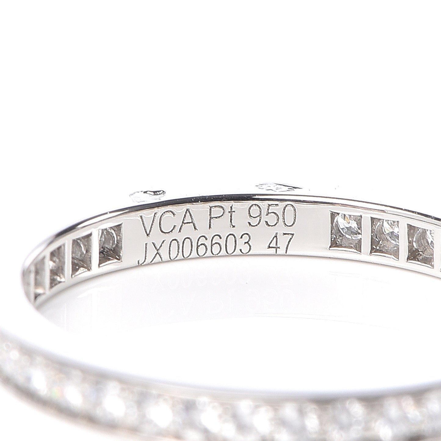 Platinum Diamond 2.1mm Romance Wedding Band Ring 47 4