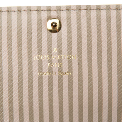 Louis Vuitton Damier Ebene Trunks and Locks Sarah Wallet 6 of 6