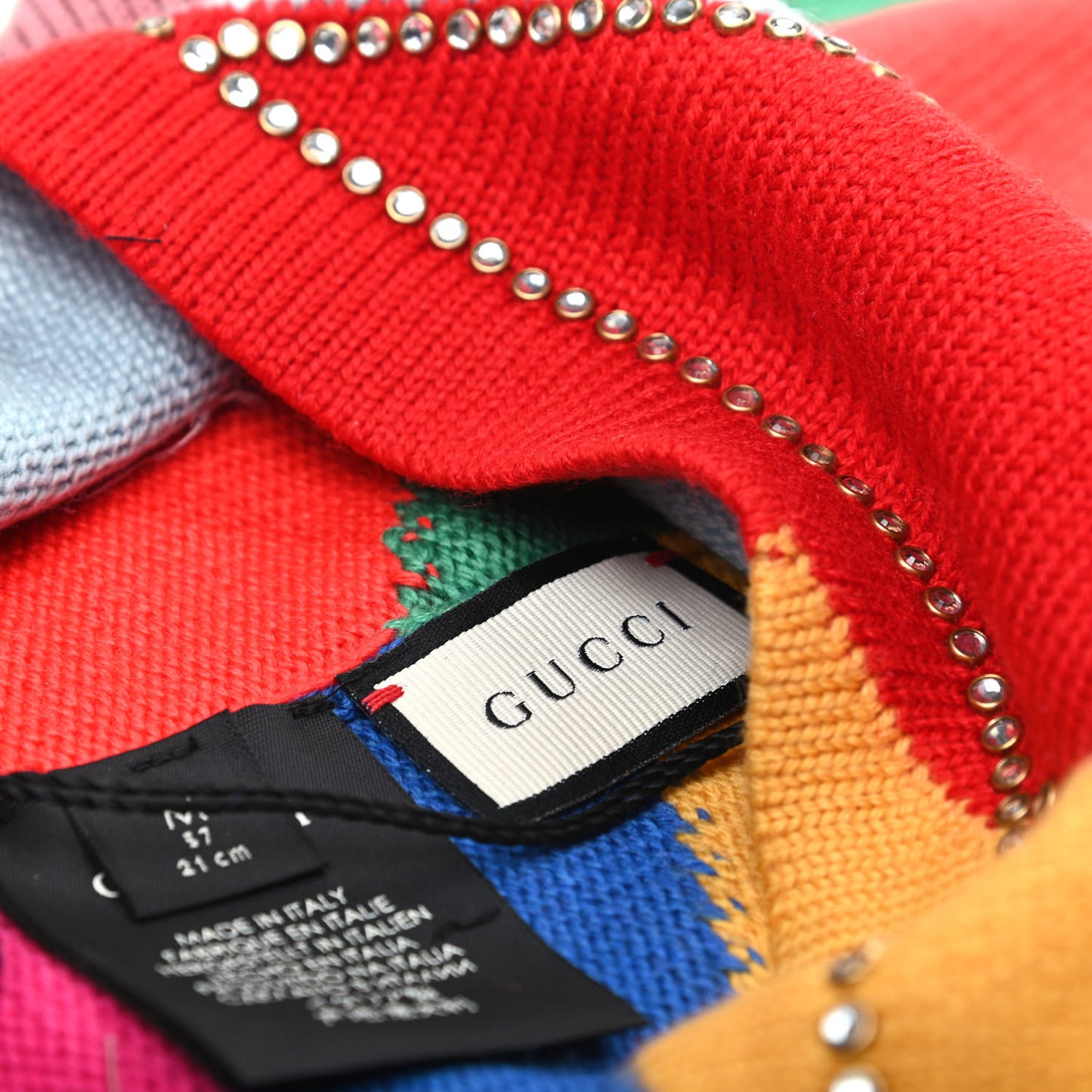Wool Knit Multihimalat Beanie Hat M Multicolor