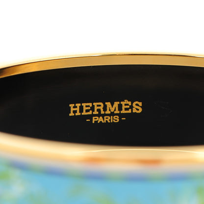 Hermes Enamel Printed Medium Brazil Bracelet 62 4 of 5