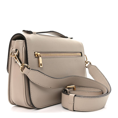 Louis Vuitton Grained Calfskin Lockme Oxford Greige 3 of 10