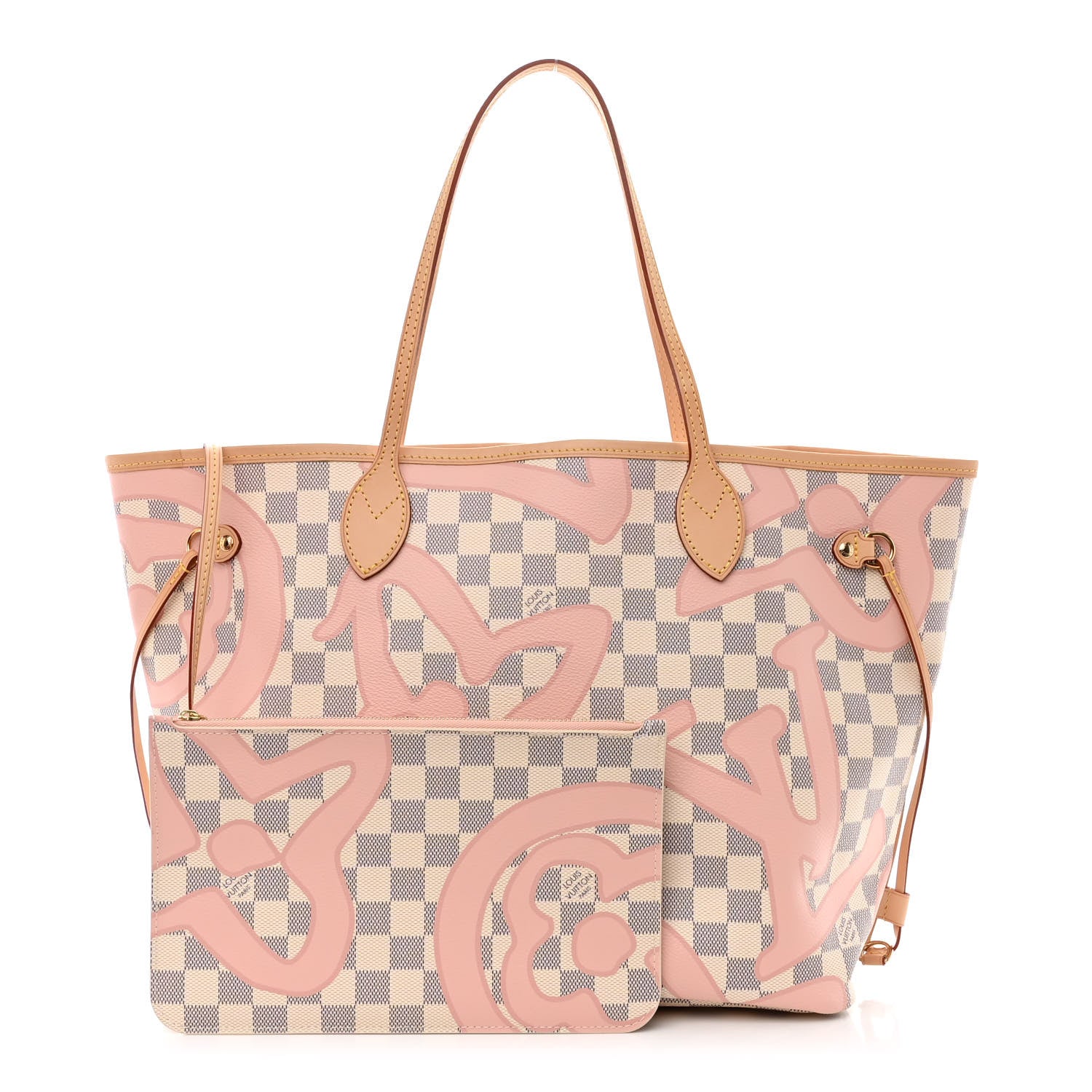 Louis Vuitton Damier Azur Tahitienne Neverfull MM 1 of 13