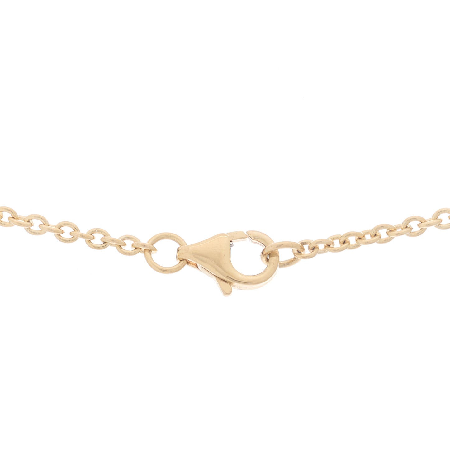 18K Yellow Gold Interlocking LOVE Necklace