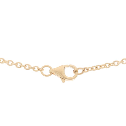 Cartier 18K Yellow Gold Interlocking LOVE Necklace 4 of 6