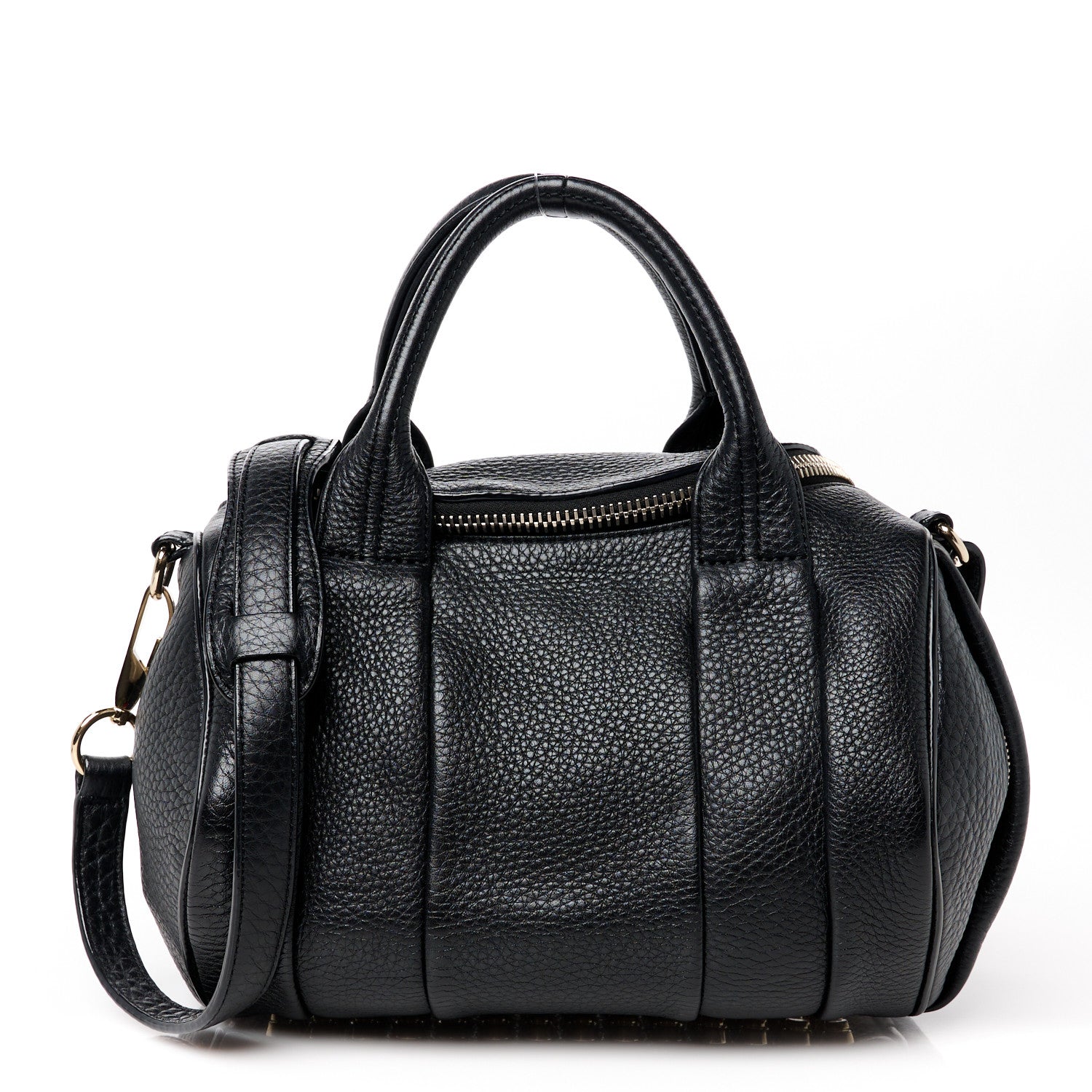 Alexander Wang Pebbled Lambskin Mini Rockie Black Pale Gold Hardware 1 of 9