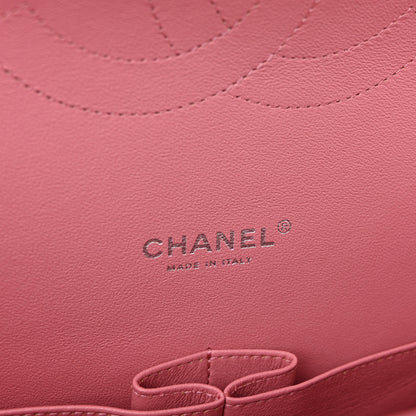 Chanel Lambskin Quilted Maxi Double Flap Pink 6 of 10