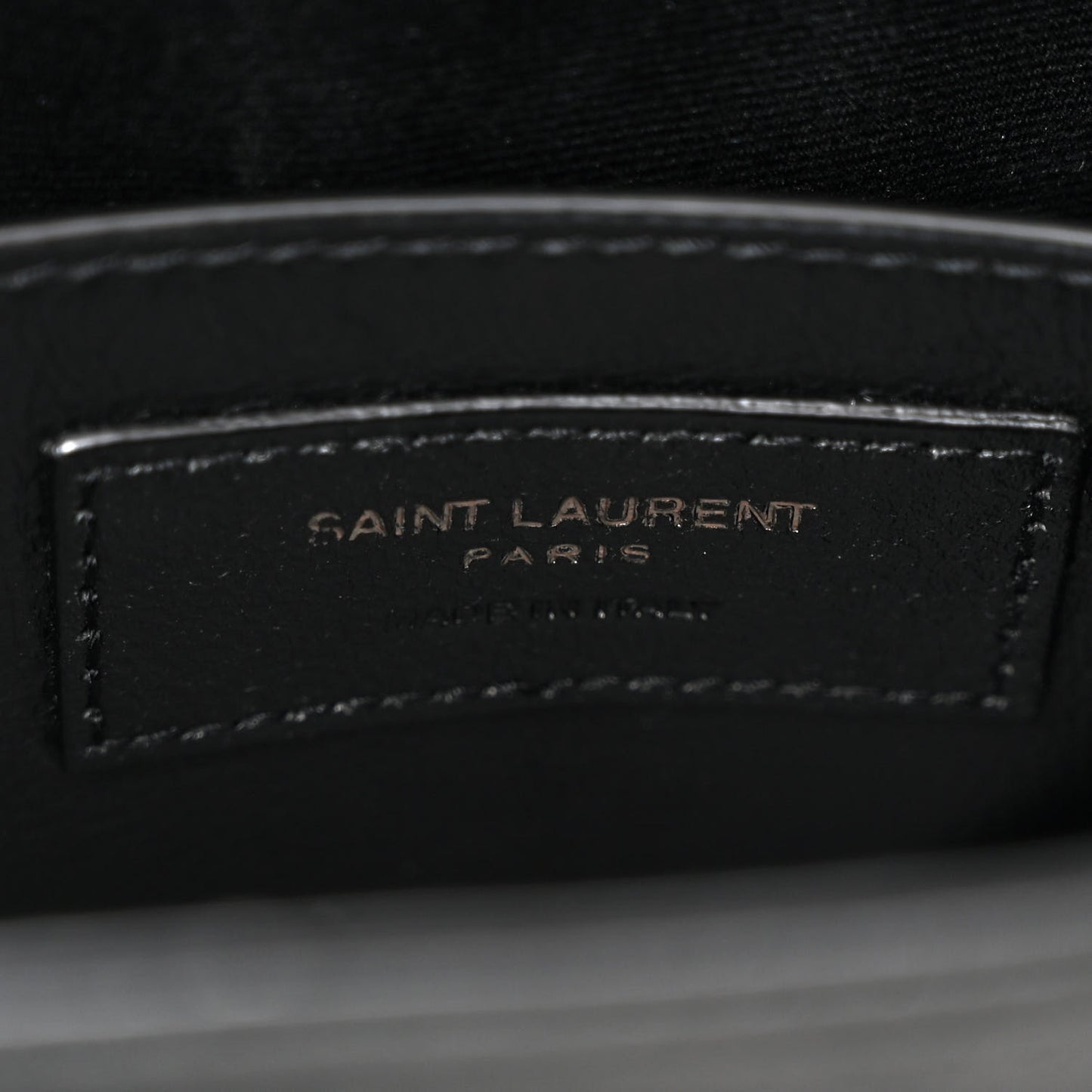 Grained Lambskin Monogram Baby Niki Chain Satchel Black