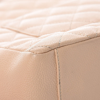 Chanel Caviar Quilted Petit Shopping Tote PST Beige Clair 11 of 11