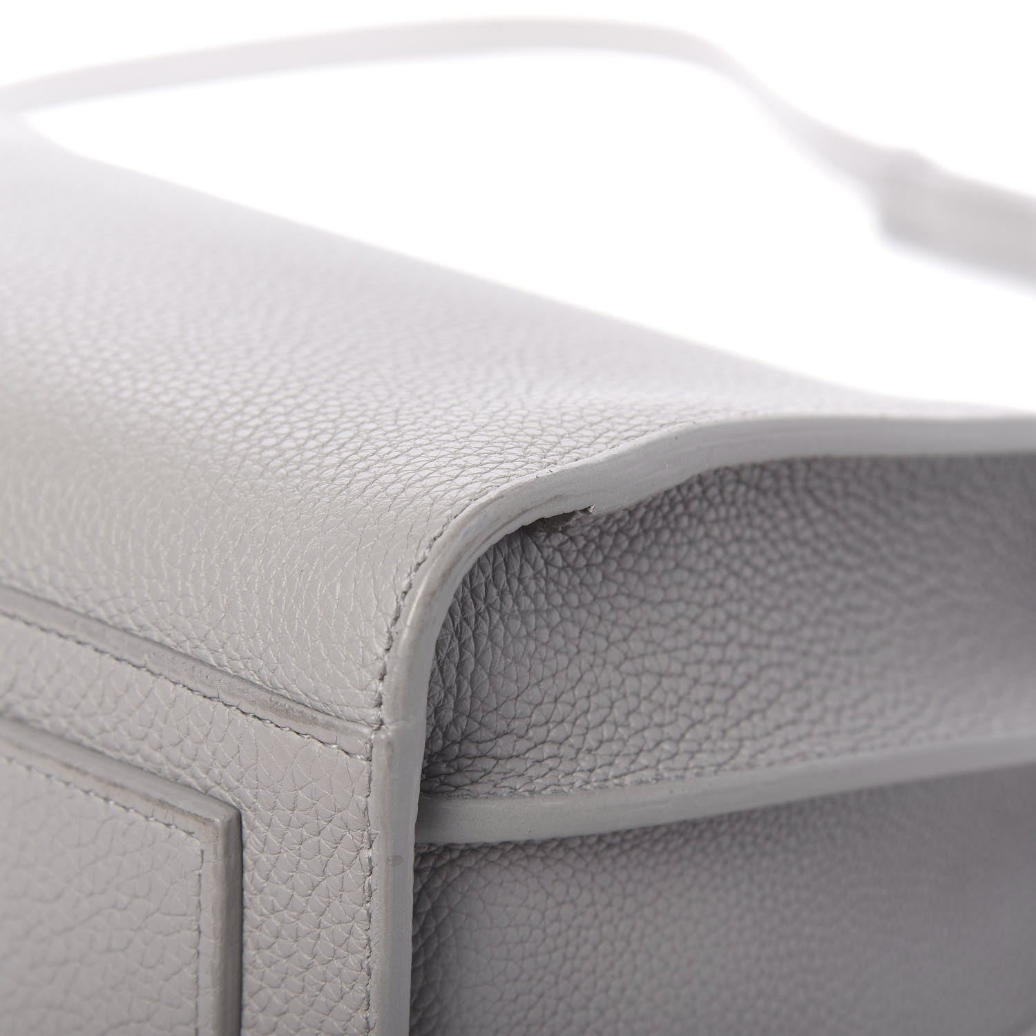 Saint Laurent Grained Calfskin Small Supple Sac De Jour Grey 12 of 13