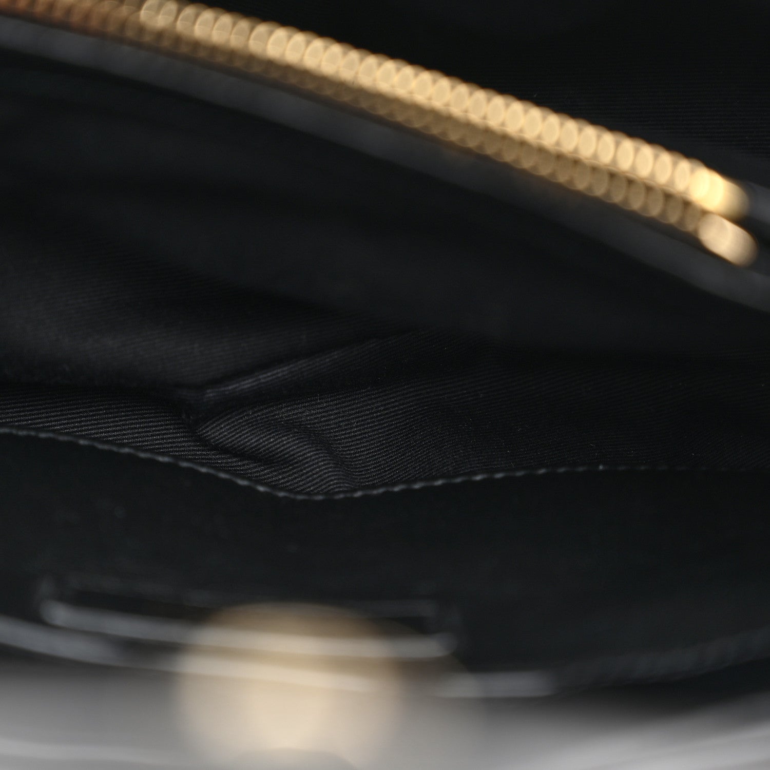 Saint Laurent Calfskin Y Quilted Monogram Small Loulou Chain Satchel Black 6 of 12