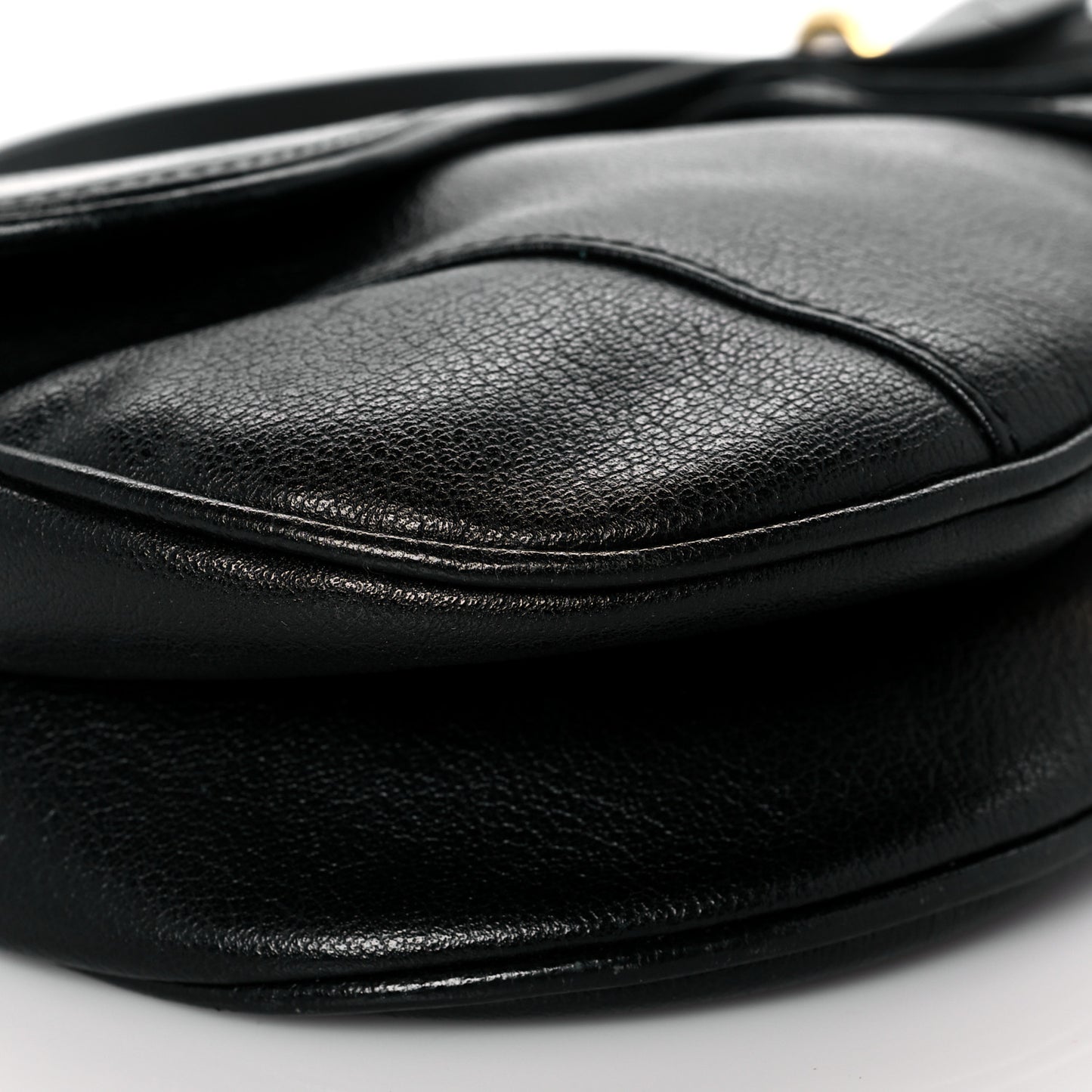 Calfskin Saddle Bag Black