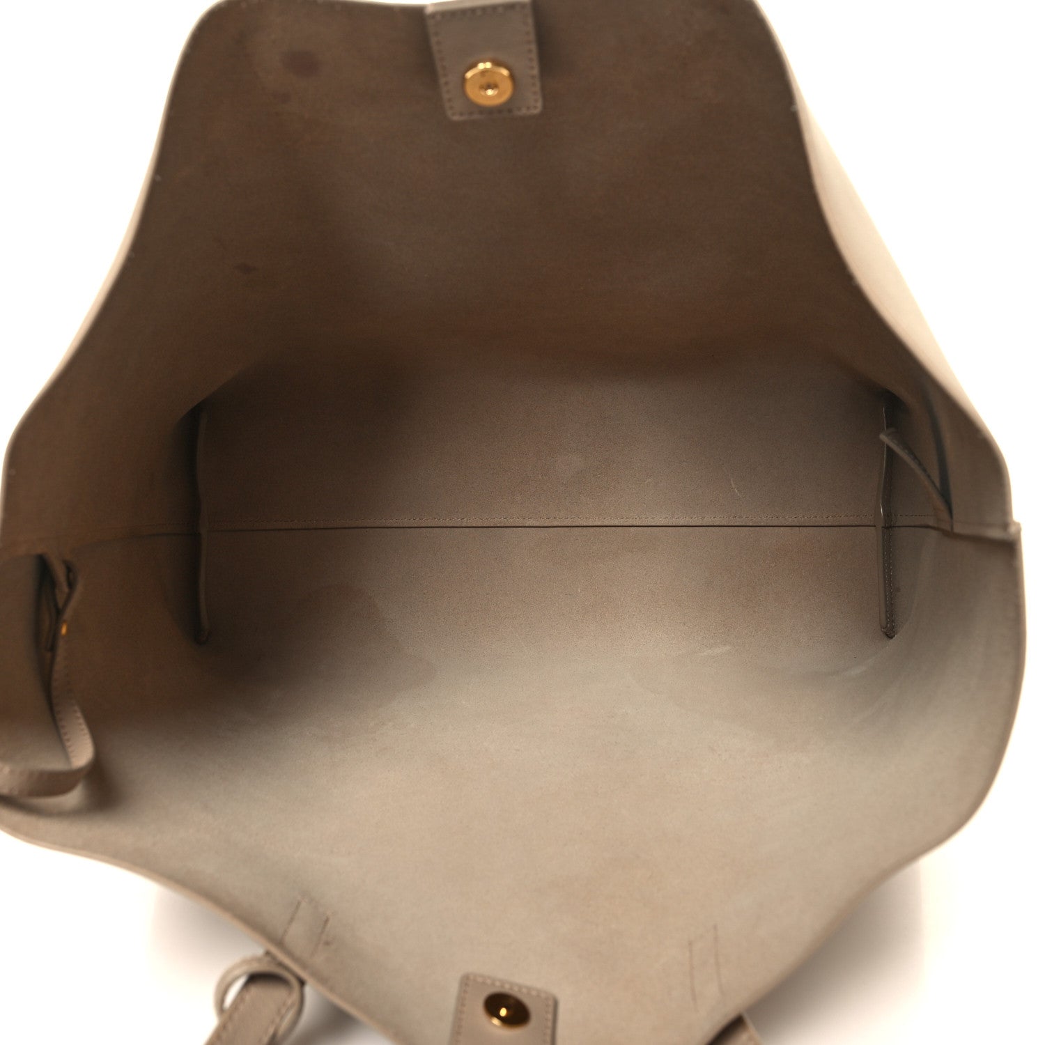 Saint Laurent Calfskin Large Shopping Tote Dark Beige 6 of 14