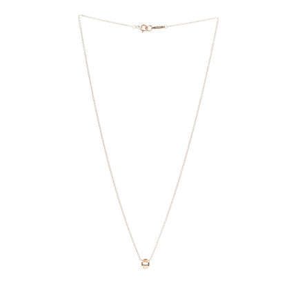 Tiffany 18K Rose Gold Atlas Open Pendant Necklace 3 of 5