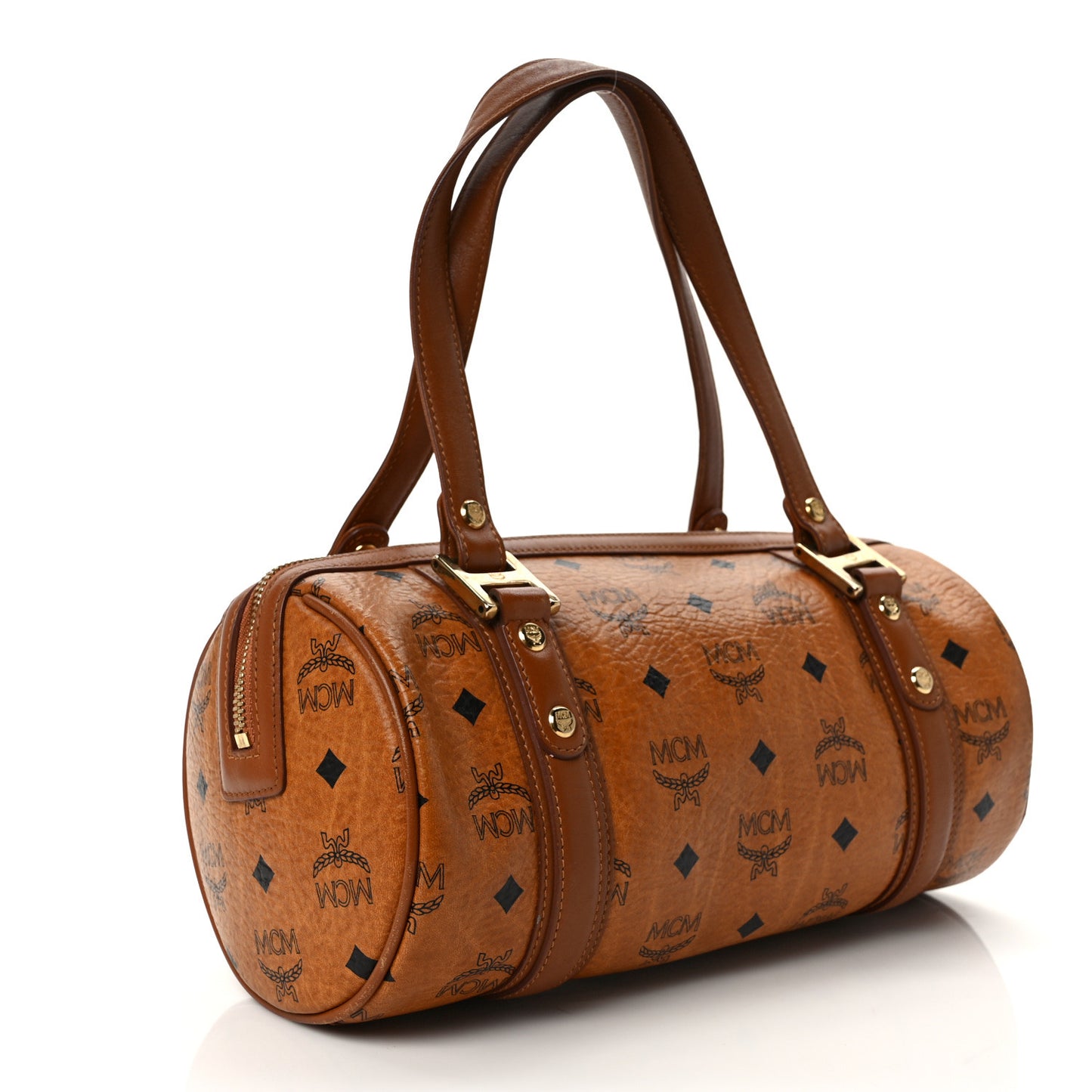 Visetos Essential Barrel Bag Cognac