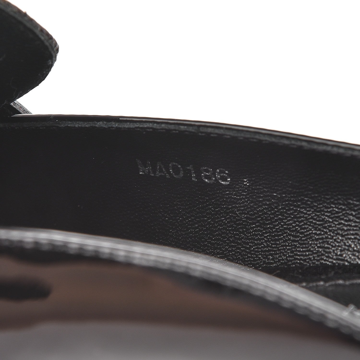 Louis Vuitton Monogram Patent Academy Open Back Loafers 37.5 Black 8 of 8