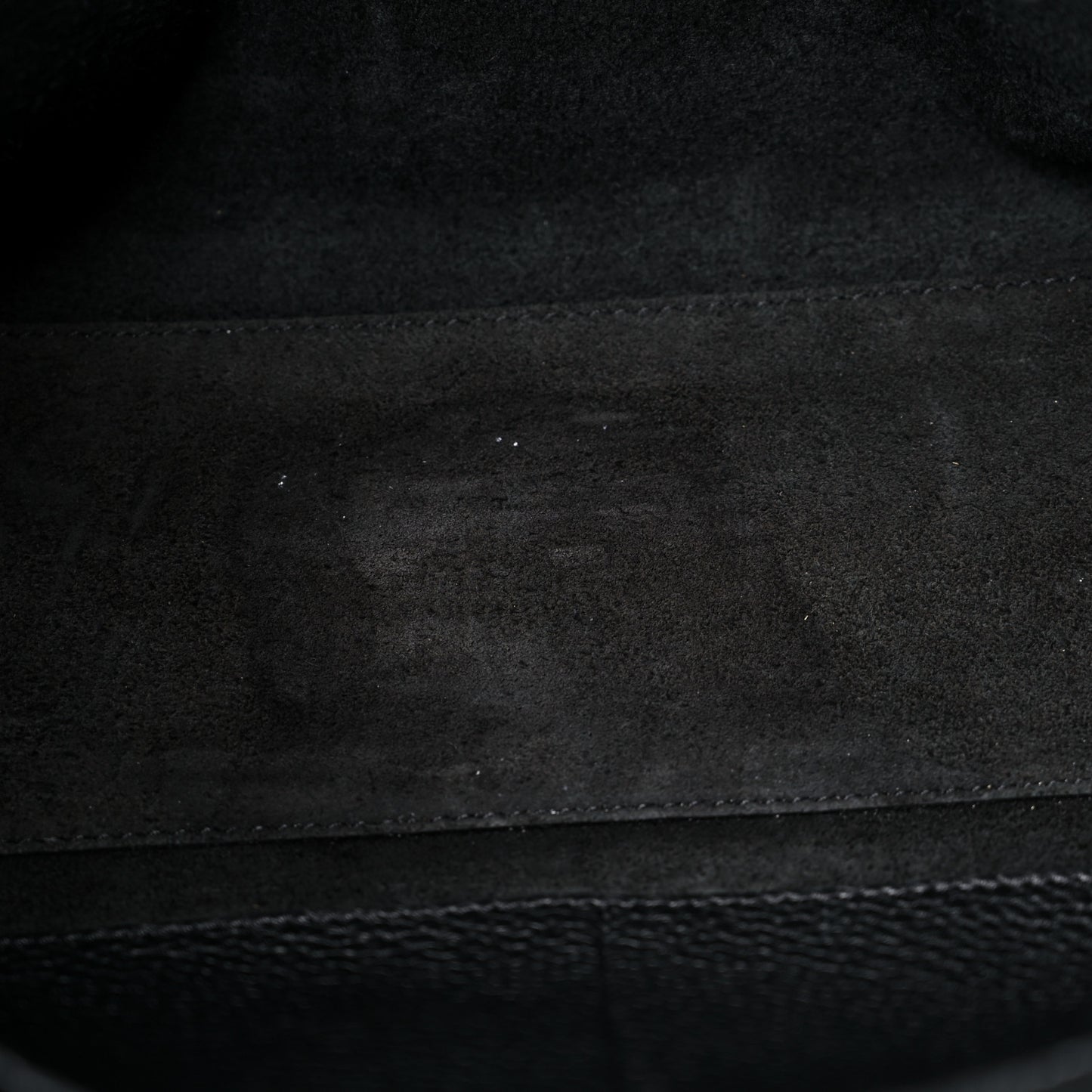 Grained Calfskin Small Rockstud Shoulder Tote Black