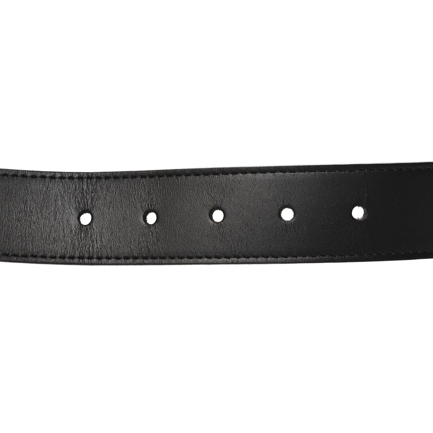 Louis Vuitton Calfskin Pont Neuf Belt 95 38 Black 3 of 6