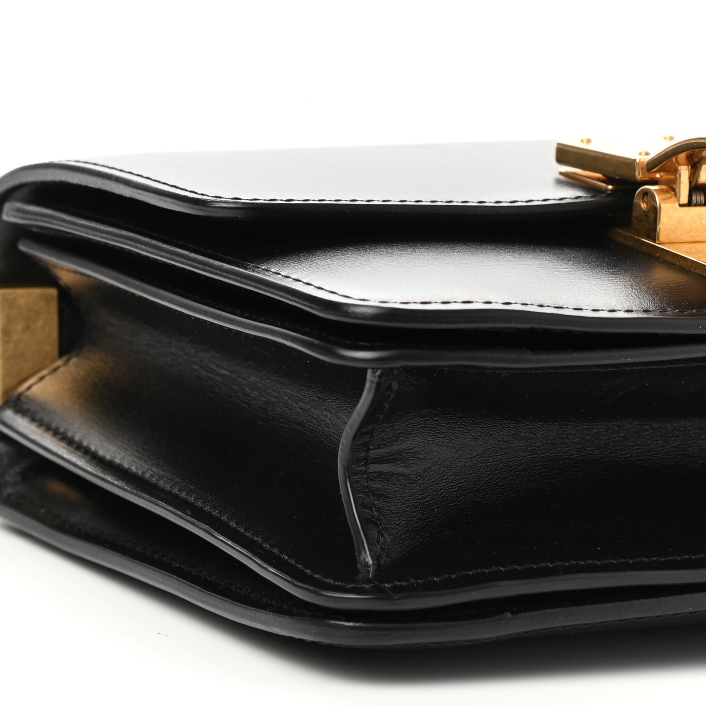 Box Calfskin Small Classic Box Flap Bag Black